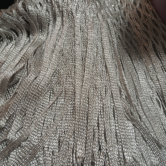 Chic Cream Fringe Tunic Top - Picture 4 of 7